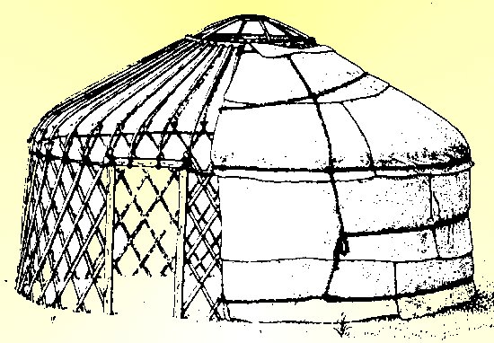 Yurts - traditional mongolian